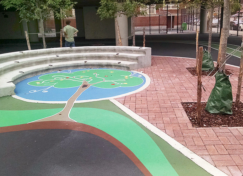 GREEN INFRASTRUCTURE, eDesign Dynamics, NYC SCHOOL PLAYGROUNDS