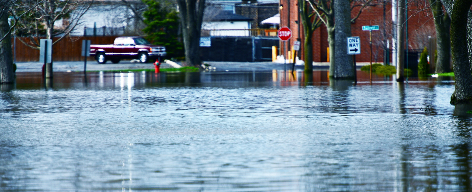 Image of flooded streets