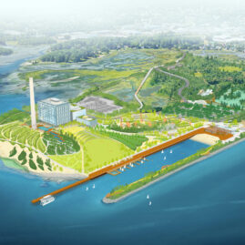 Masterplan vision for Manresa Island (image by SCAPE Landscape Architecture).