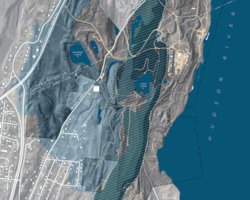 EDD's hydrologic mapping of onsite quarry lakes and local aquifers at Sojourner Truth State Park.