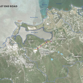 Altona Lagoon concept plan with proposed nature-based solutions.