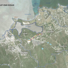 Altona Lagoon concept plan with proposed nature-based solutions.